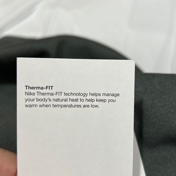 Nike Women's Therma-FIT One Mid-Rise Leggings Full length size xs NWT iron Gray - Picture 9 of 11